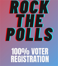 Rock the Vote: 100% voter registration